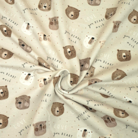 Hilco - Sweatstoff - lovely Bear